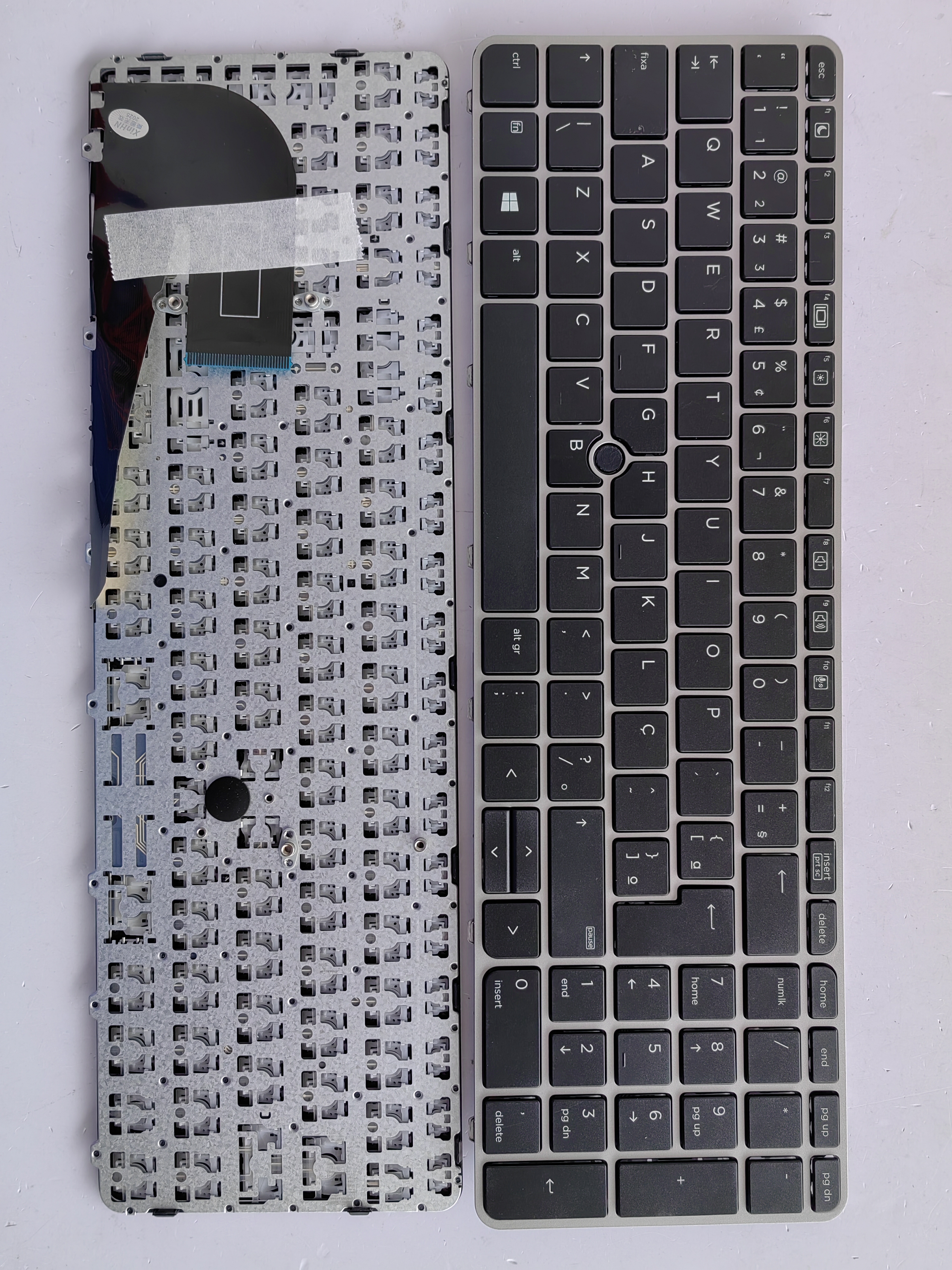 Picture of New Replacement Laptop Keyboard For HP 850G3/755G3/ZBOOK15U G3 SILVER FRAME BLACK (OEM) BR Layout